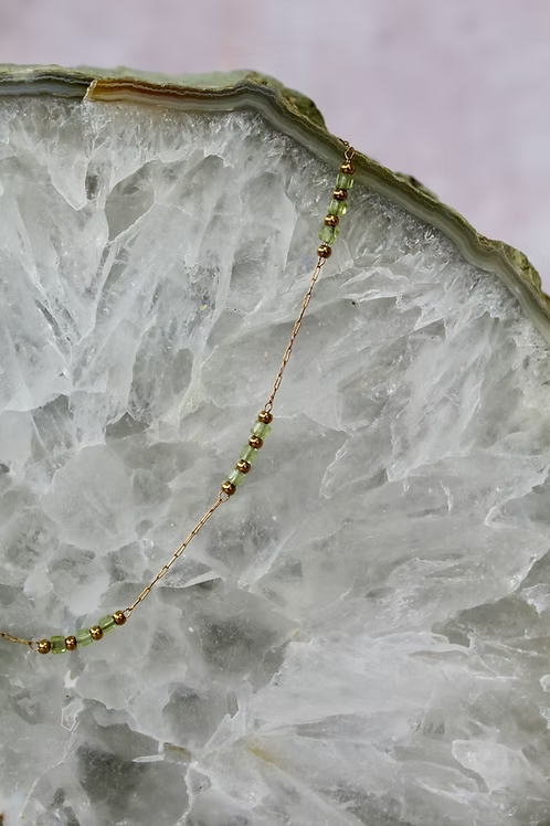 Semi Precious Citrine Stone Necklace