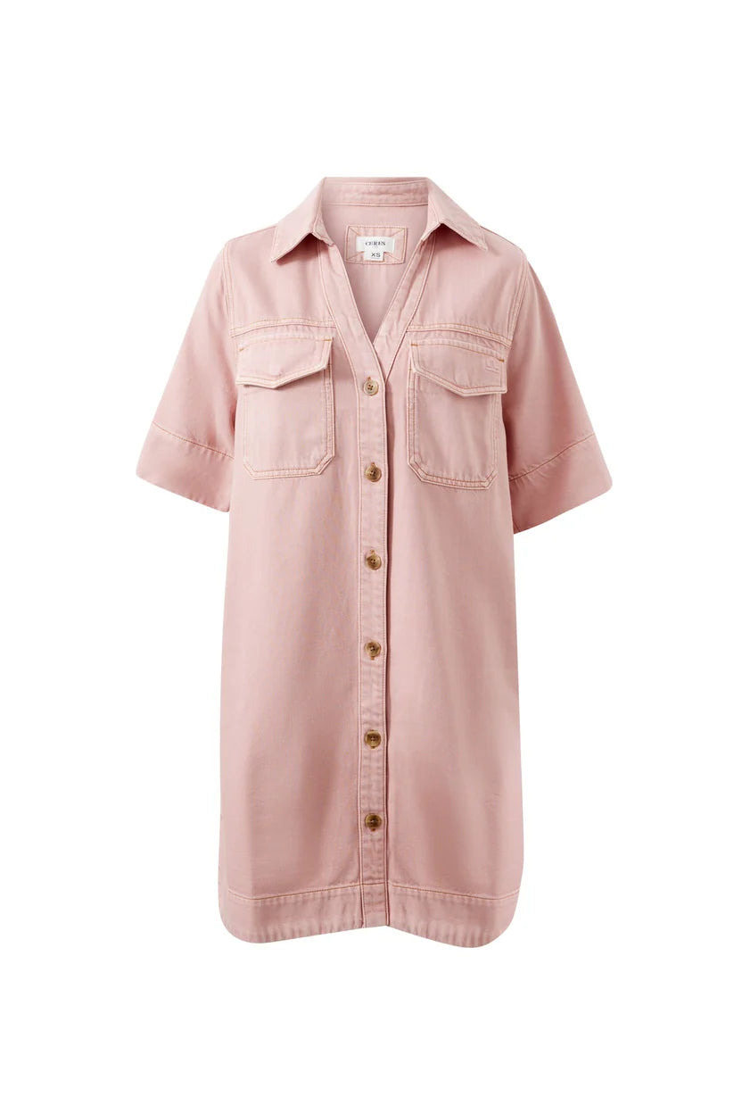 Bonnie Relaxed Dress- Blossom Pink