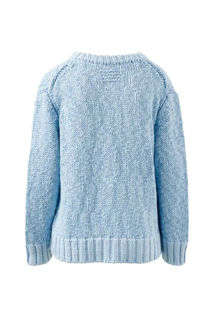 Sage Chunky Knit - Sky Blue