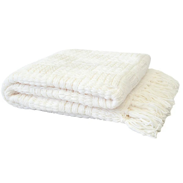 Asha Throw - White
