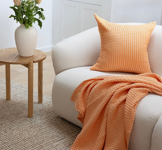 Dora Throw - Apricot