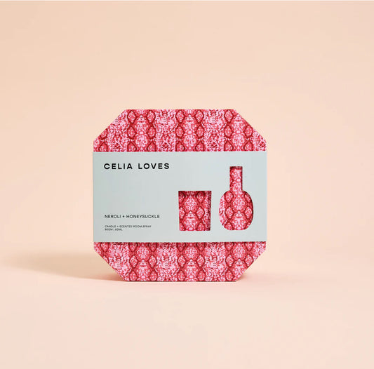 Duo Set - Candle & Room Spray - Neroli & Honeysuckle
