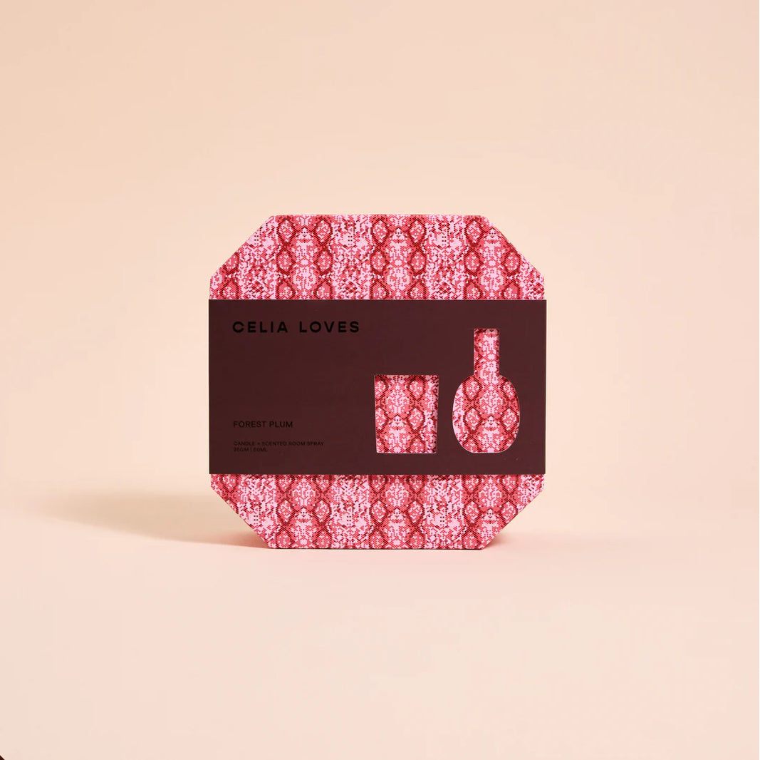 Duo Set - Candle & Room Spray - Forest Plum