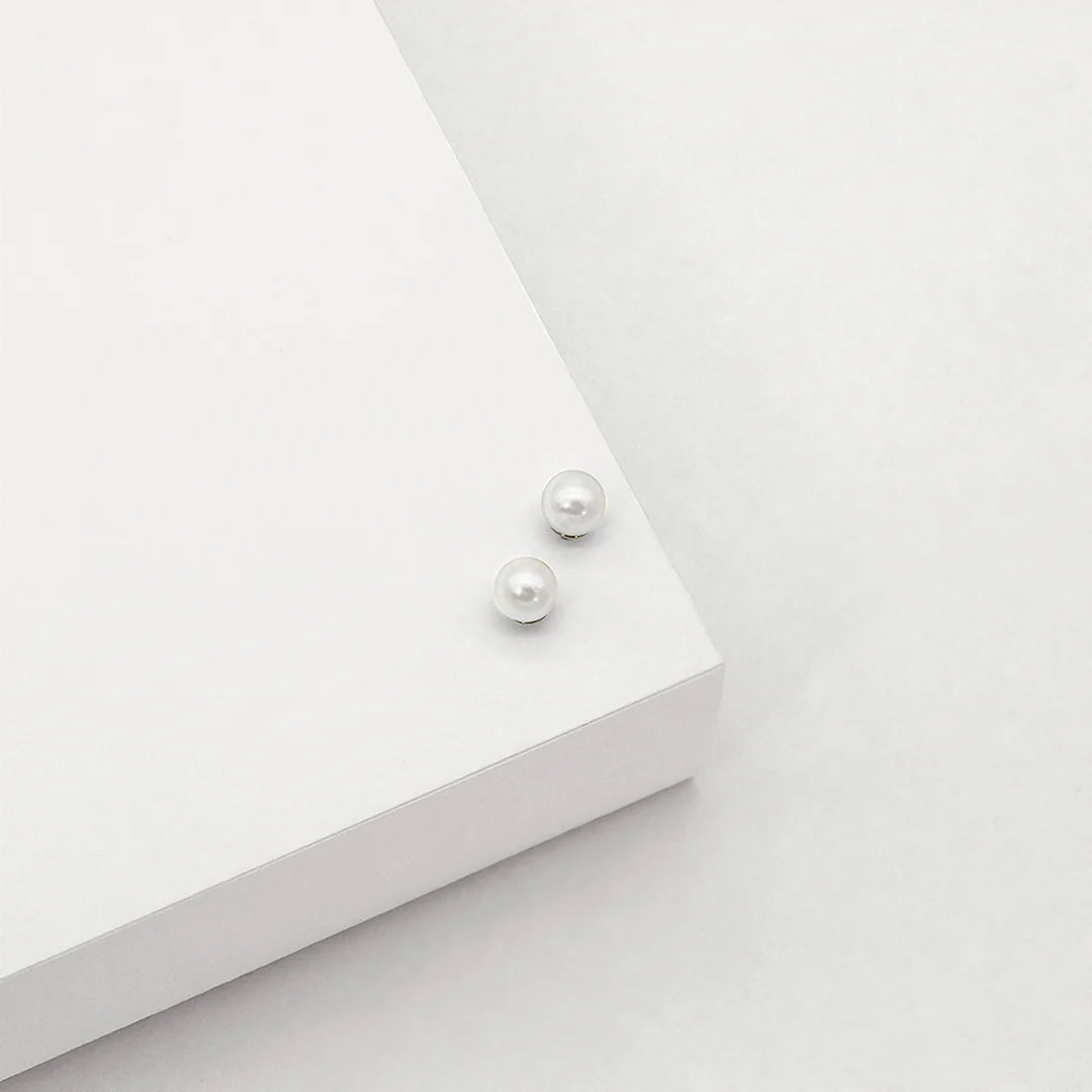 Freshwater Pearl Studs 6mm