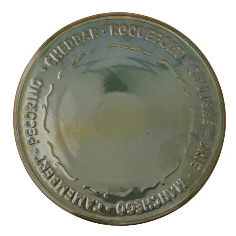 Lorie Ceramic Cheese Platter - Olive