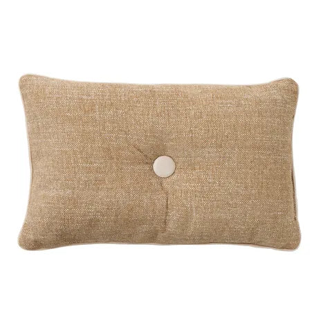 Theo Velvet Cushion - Taupe