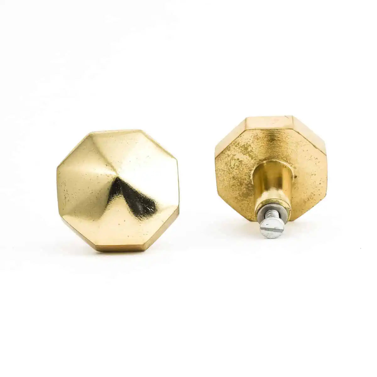 Gold Prism Knob