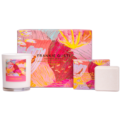 Holiday Series Candle & Shower Steamer - Coral Bloom
