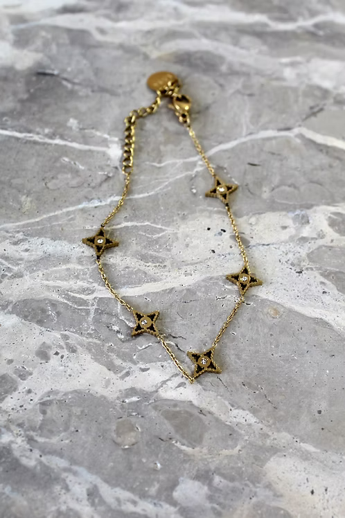 Cubic Zirconia Star Bracelet