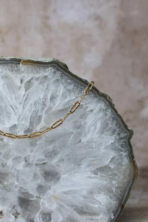 Deco Oval Link Chain Necklace