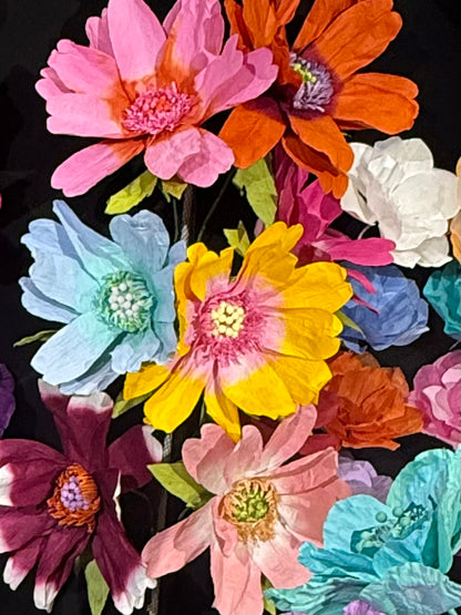 Paper Flowers - Large Various Colours