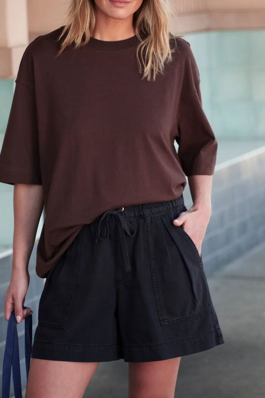 Darcy Relaxed Everyday Shorts - Black