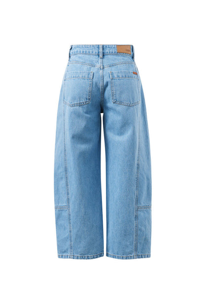 Demi Barrel Jean - Vintage Blue