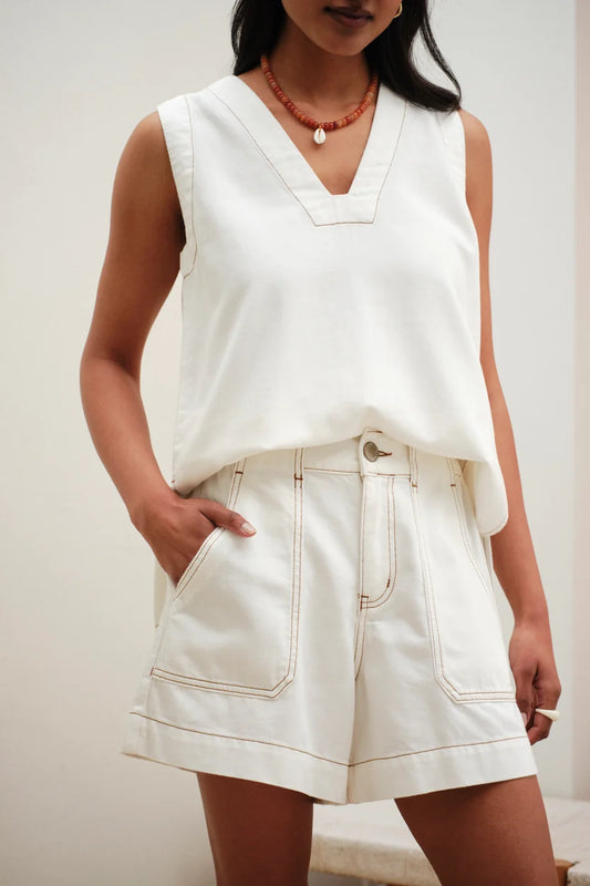 Weekender Shorts - ECRU