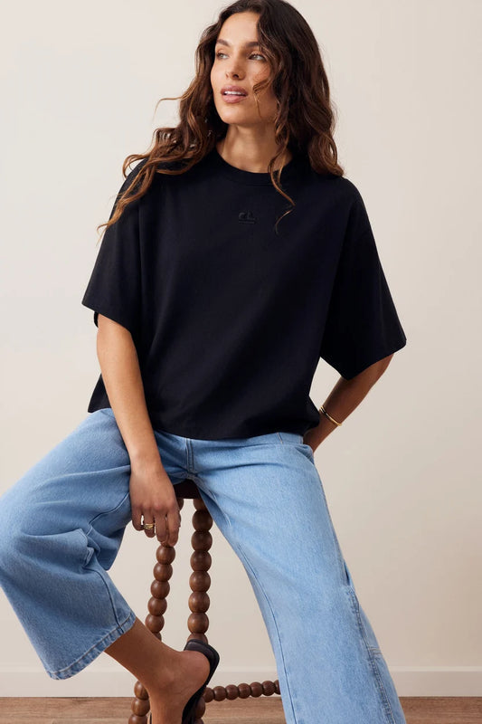 Phoebe Premium Tee - Black