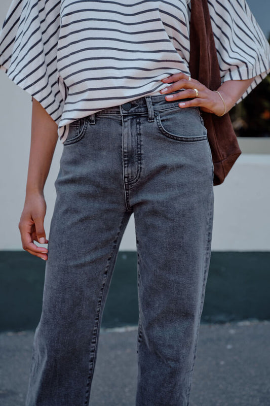 Sydney Straight Leg - Washed Black