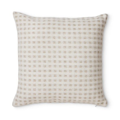 Checkers Cream/Beige Cushion