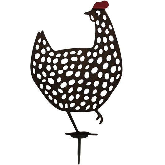 Garden Stake - Hen Cluck