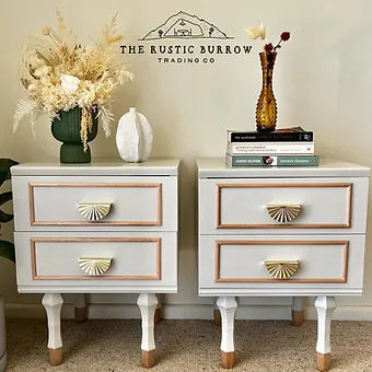 Restored Art Deco Side Tables