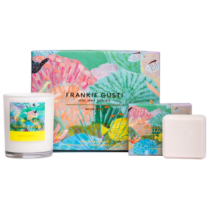 Holiday Series Candle & Shower Steamer - Neon Reef