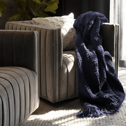 Asha Throw - Navy