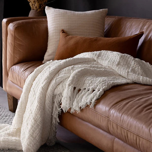 Asha Throw - White