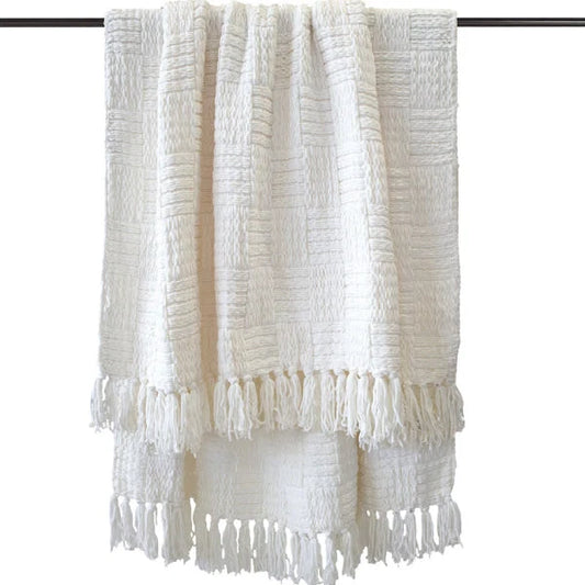 Asha Throw - White