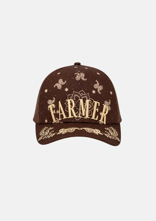 Brown Bandana cap