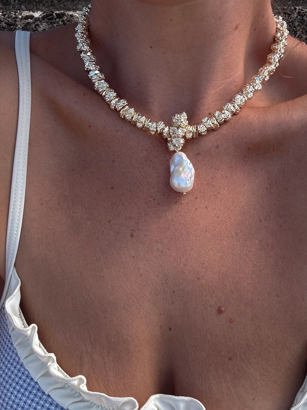 Jewel Fresh Water Pearl Necklace