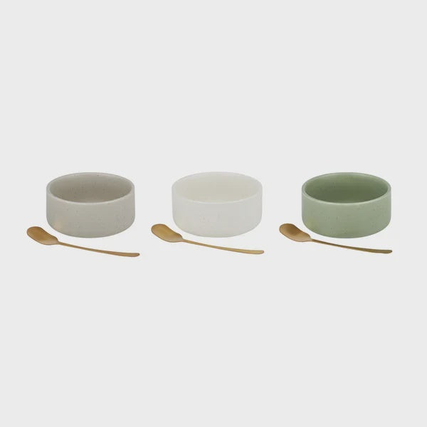 Lou Ceramic Bowl With Spoon