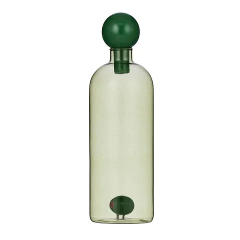 Olive Glass Oil Bottle