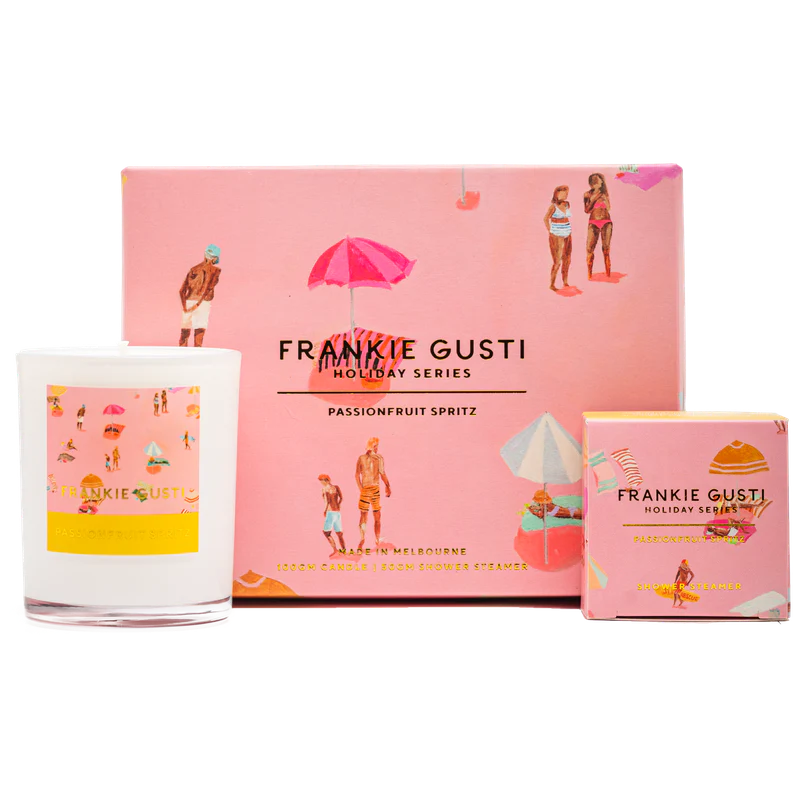 Duo Set - Candle & Shower Steamer - Passionruit Spritz