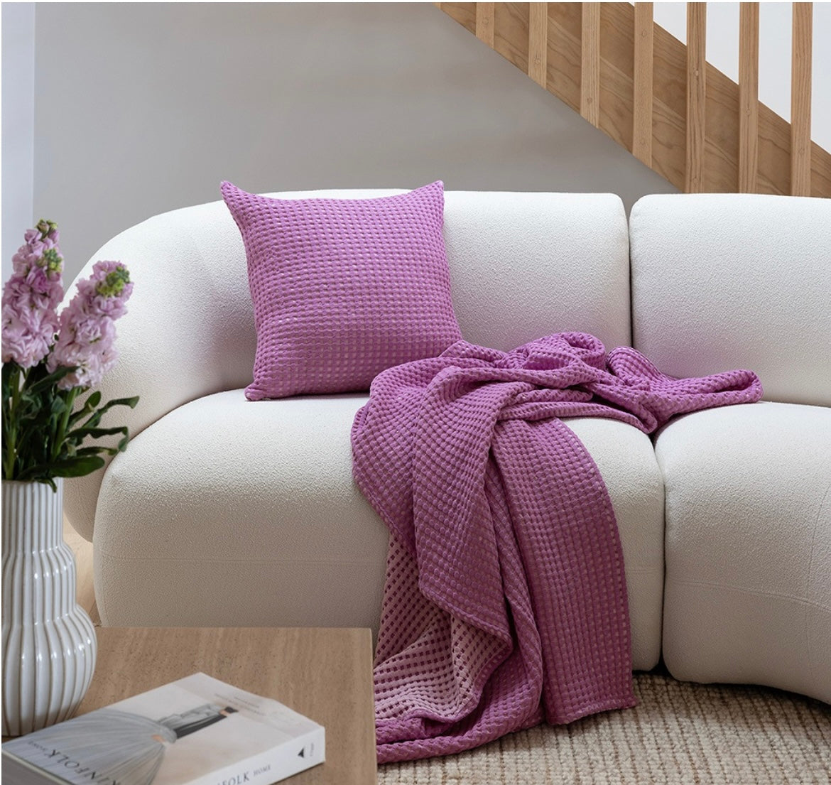 Dora Throw - Lilac