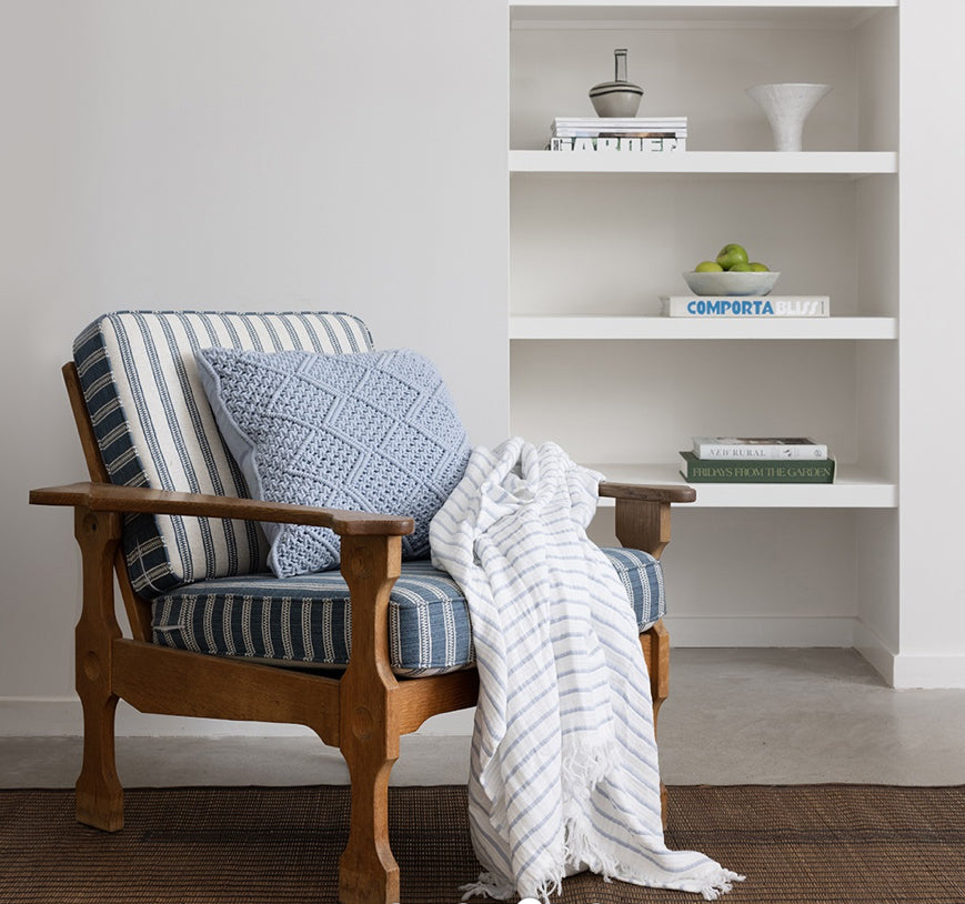 Anka Cushion - Blue