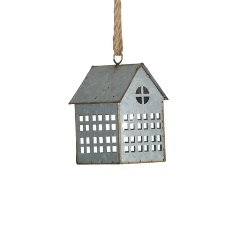 House Candle Lantern - Iron