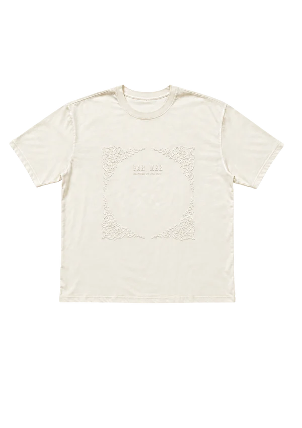 Paisley Emboss Crew Tee