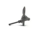 Antique Gold Iron Rabbit Knob