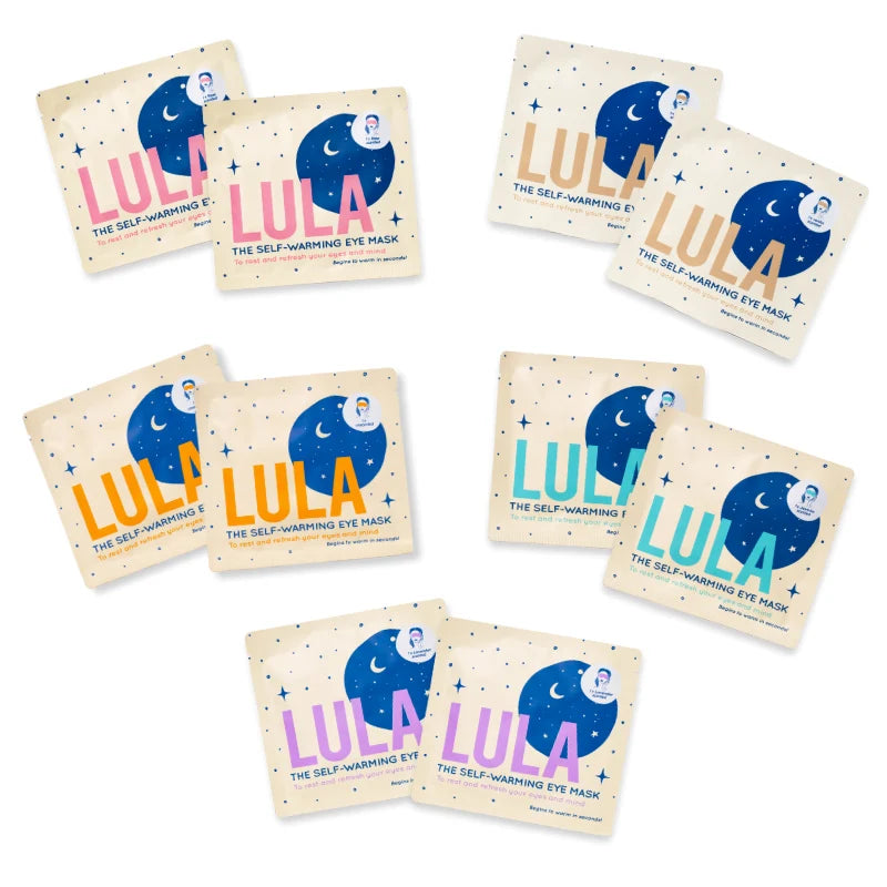 Lula Self Warming Eye Mask - Mixed Box Of 10