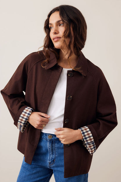 Pia Coat - Chocolate