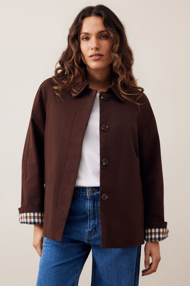 Pia Coat - Chocolate