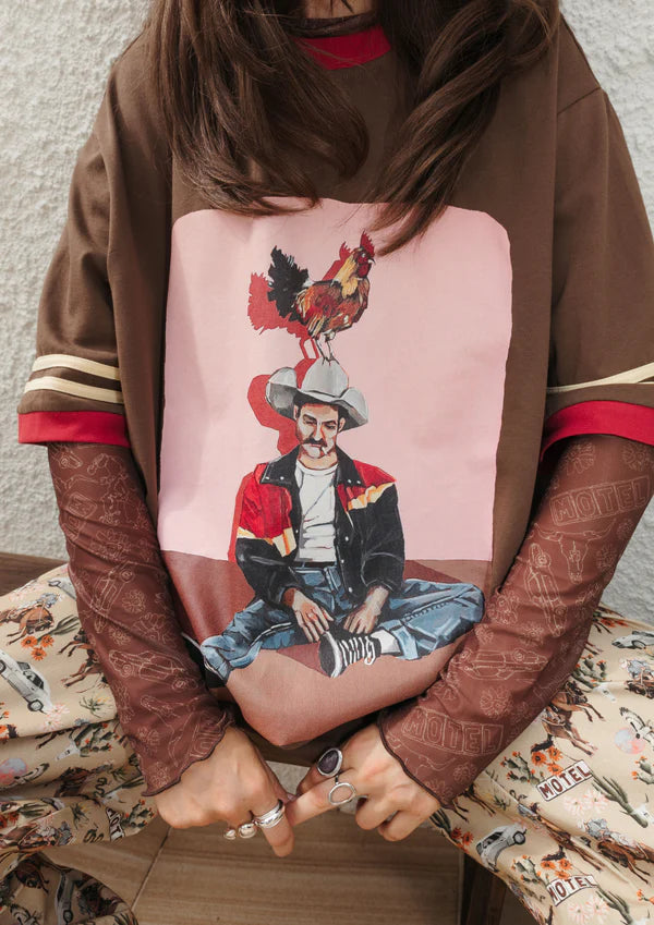 Cocky Cowboy Tee
