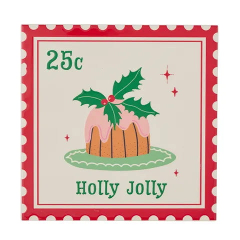 Christmas Ceramic Trivet