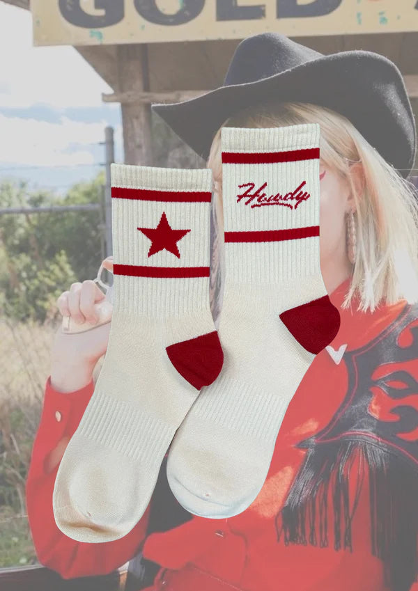 Howdy Boot Socks