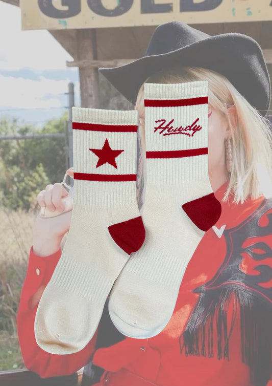 Howdy Boot Socks