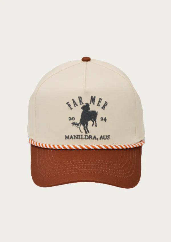 Farmer Branded Cap - Rust