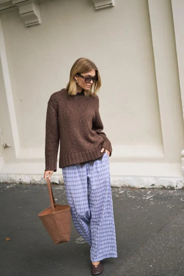 Sage Chunky Knit - Chocolate