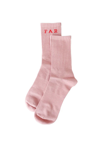 Pink Farmer Boot Socks