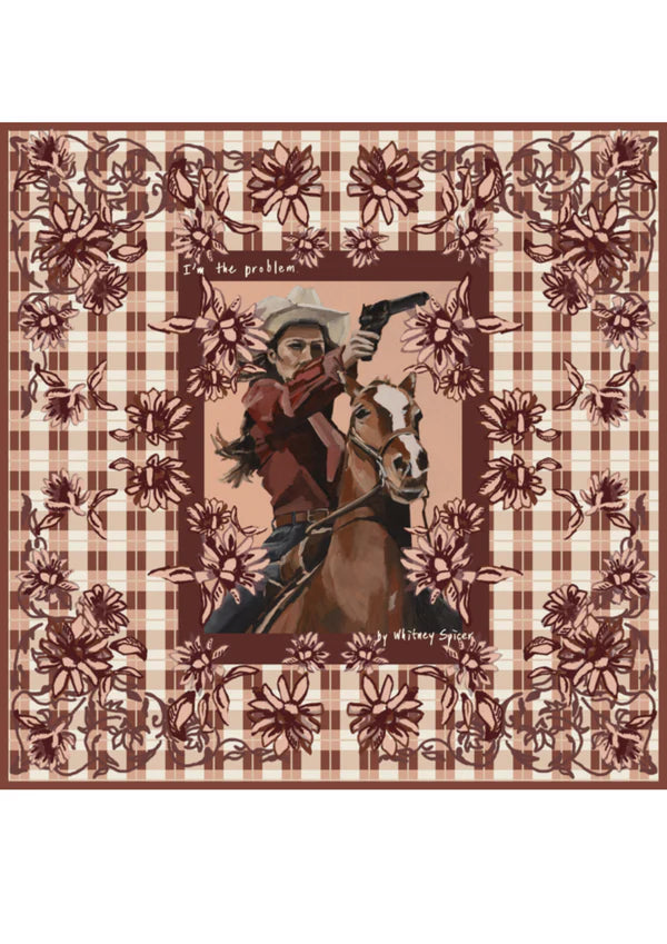 Pistol & Petal Cotton Bandana Scalf