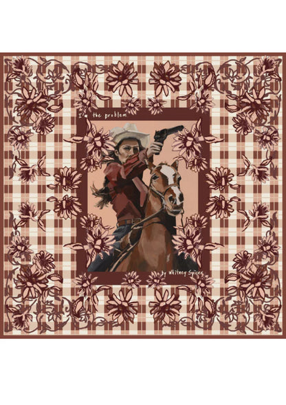 Pistol & Petal Cotton Bandana Scalf